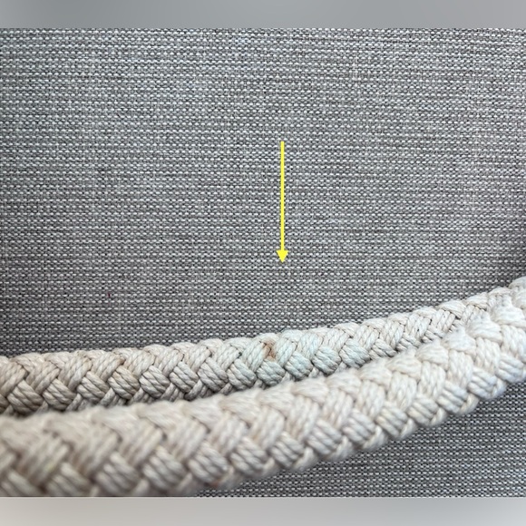 EUC Large Spartina 449 Denim and Braided Double Handles Tote - Picture 10 of 16